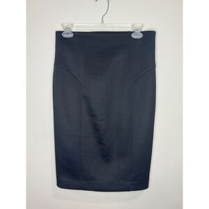 Milly Black Pencil Skirt sz M